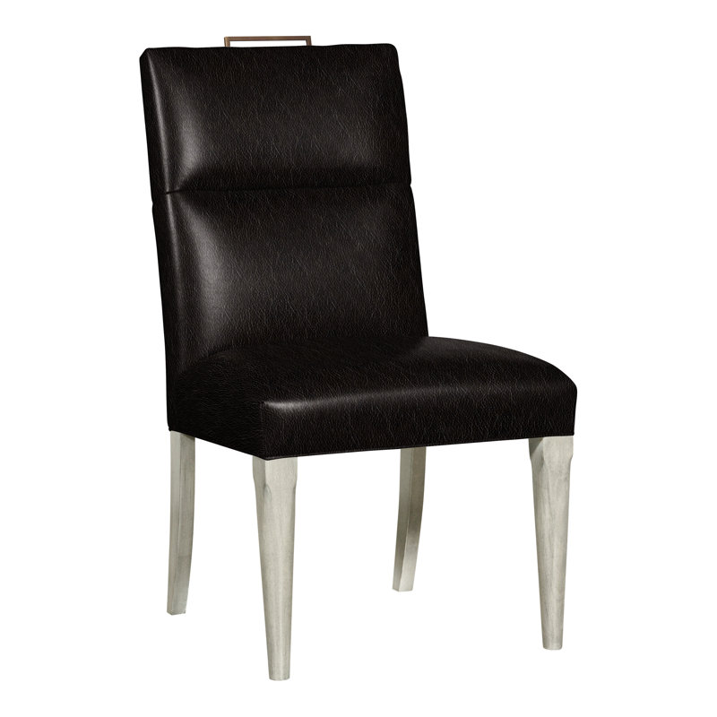 Brattle Road By Thom Filicia 20'' H Upholstered Side Chair, Ziggy Ink, Navajo