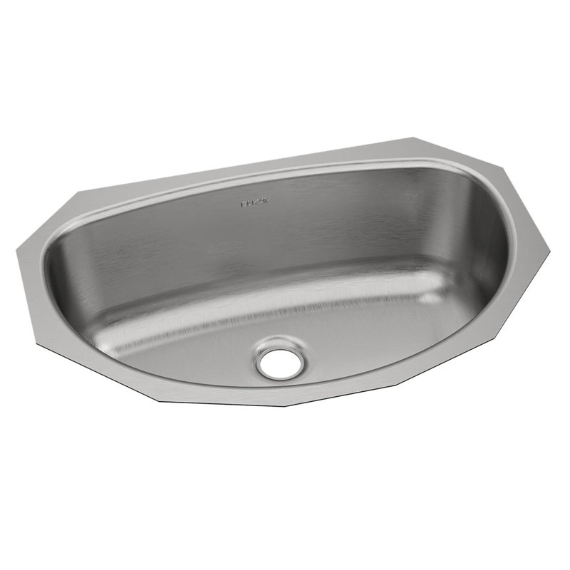 Évier de cuisine en acier inoxydable Elkay L 20 po x l 13 po Elkay Asana