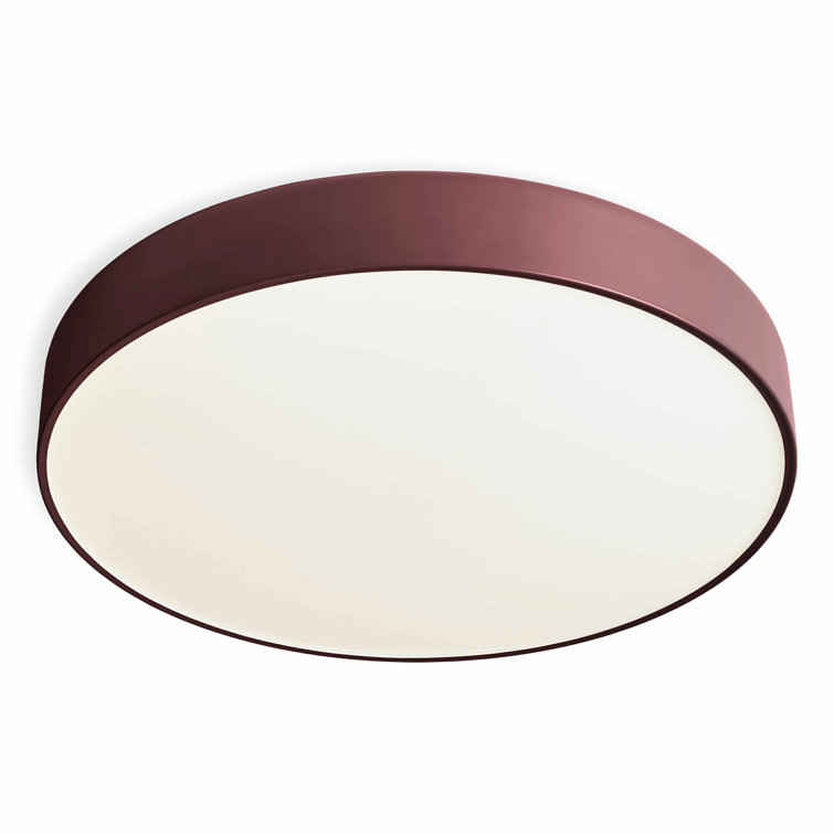 Bobber Single Light Glass LED Flush Mount