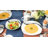 24 Piece Porcelain China Dinnerware Set - Service for 6
