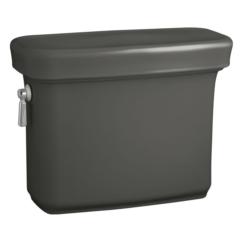 Bancroft 1.28 GPF Toilet Tank, Gris tonnerre