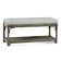 Summer Retreat Wicker Shelf Storage Bench