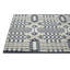 Tapis d'intérieur / extérieur beige tissé à la main 