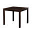 Ensemble de table de salle à manger cinq pièces avec table carrée et chaises à dossier en lattes, 4 chaises avec 1 table pour la salle à manger-129760009-129760010-129760011-129760012-129760016