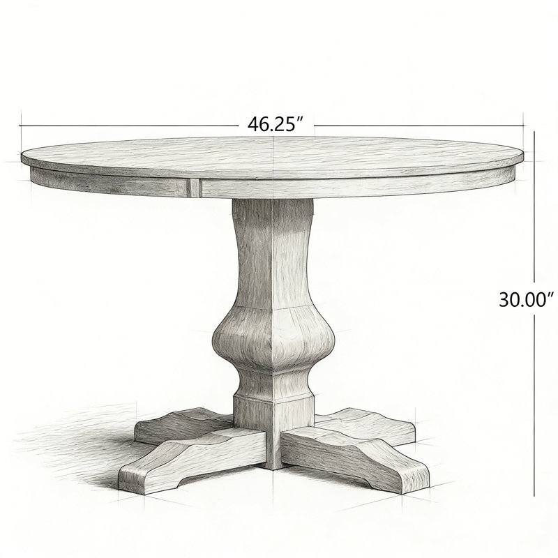 Table à manger, Clair naturel