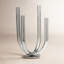 Bougeoir de table en acier inoxydable Bianca