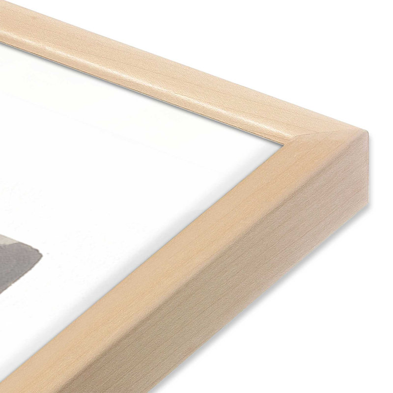 Linear Visions II Print, Open Corner Framed, Raw Maple, 25" H x 19" W
