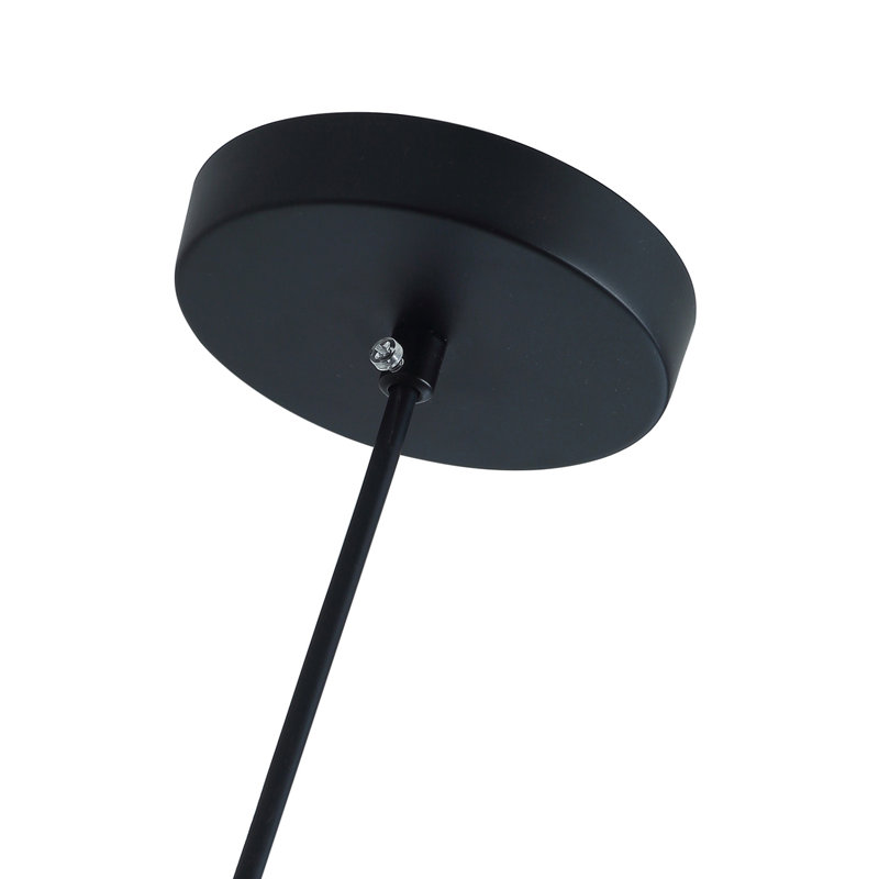 Breen 1 - Light Black Lantern Pendant
