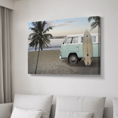 Be Happy Beach -Gallery Wrapped Cavas
