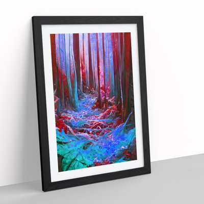 Abstract Forest No.3 - Framed Print