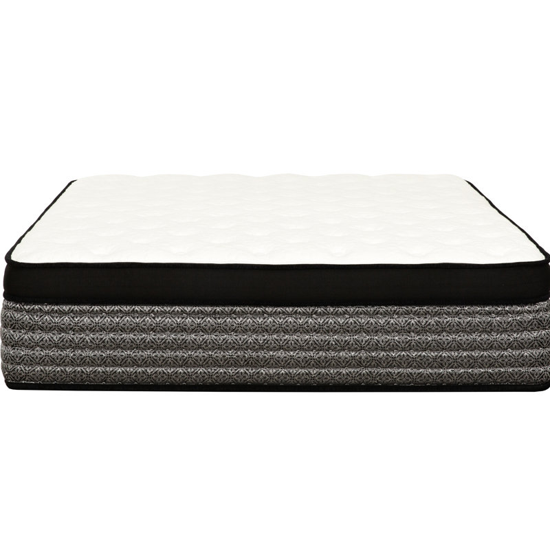 Grand matelas 14 po avec mousse viscoélastique gélifiée et ressorts ensachés, technologie de refroidissement pour des nuits paisibles et un sommeil réparateur
