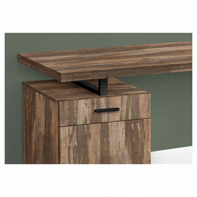 Bureau d'ordinateur pour la maison, Brun / Noir
