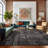 Rambo Geometric Black/Ivory Area Rug-1198745328-1163769021