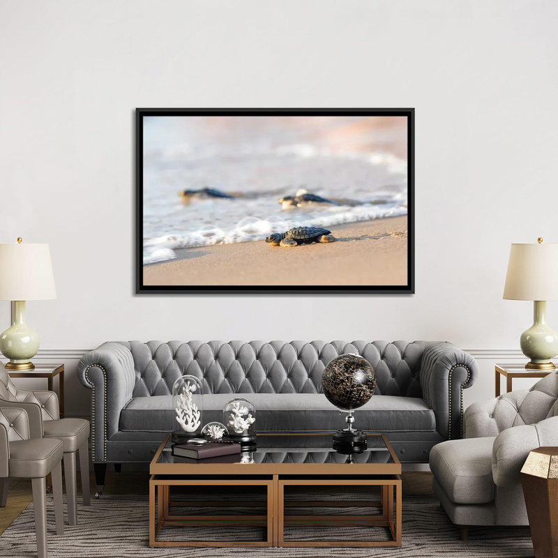 Reproduction de photo « Ridley’s Ridley I » par Larry Idem, Toile avec cadre noir, Pas de tapis, H 40 po x l 60 po x 1,5 po