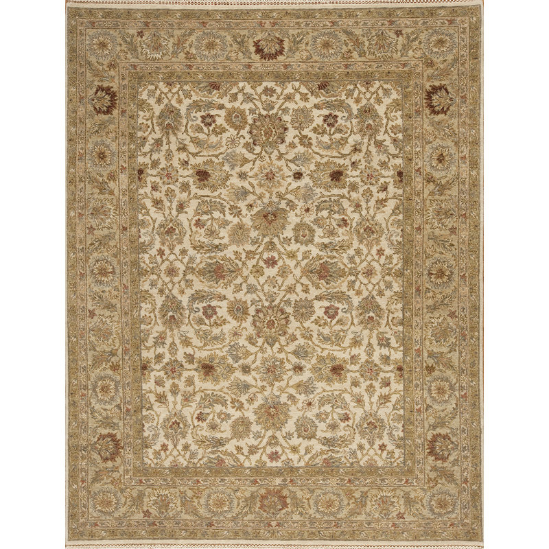 Sovereign Hand Knotted Wool Area Rug, Rectangle 8' x 10'