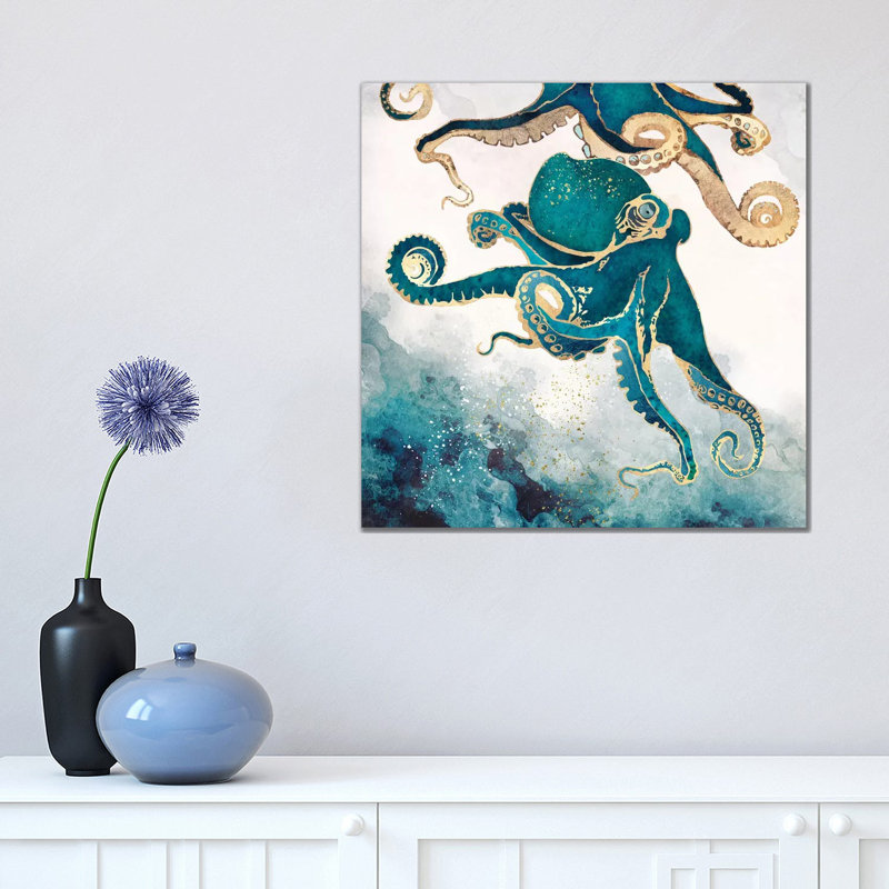 Underwater Dream V by SpaceFrog Designs - No Frame Giclee Art Print on Canvas, 45.72 cm H x 45.72 cm W x 1.91 cm D