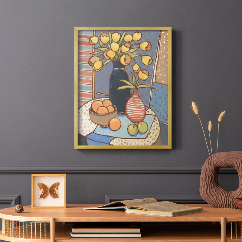 Table Still Life II, reproduction encadrée - bois massif, H 20 po x l 16 po