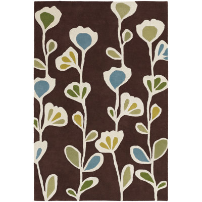 Inhabit Designer Brown Area Rug