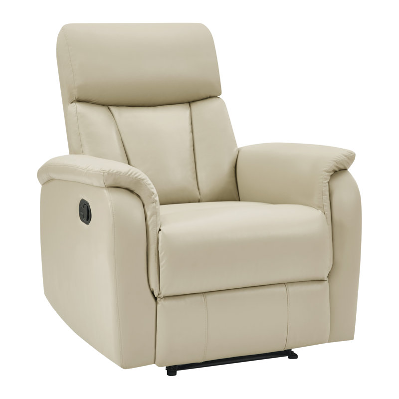 Fauteuil inclinable Carillo, Similicuir taupe