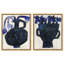 Indigo Vases Set Set by Oliver Gal-1663936923-1826241405