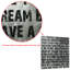 « Words »-impression d’art textuel sur verre