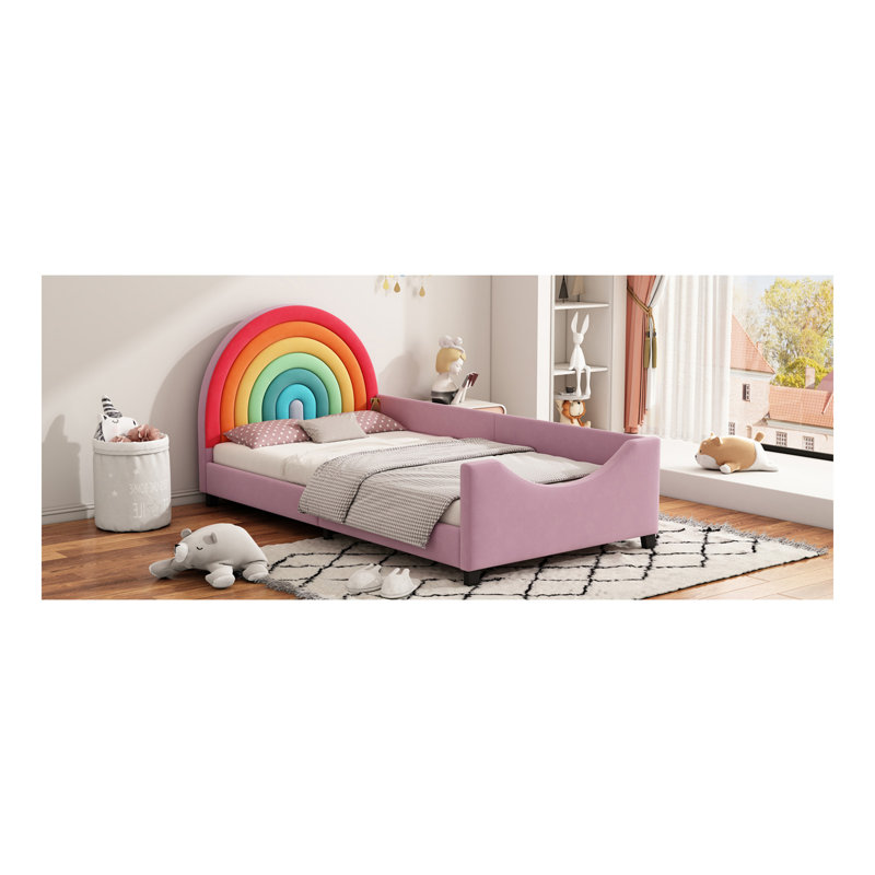 Lit de jour simple rembourré Rainbow