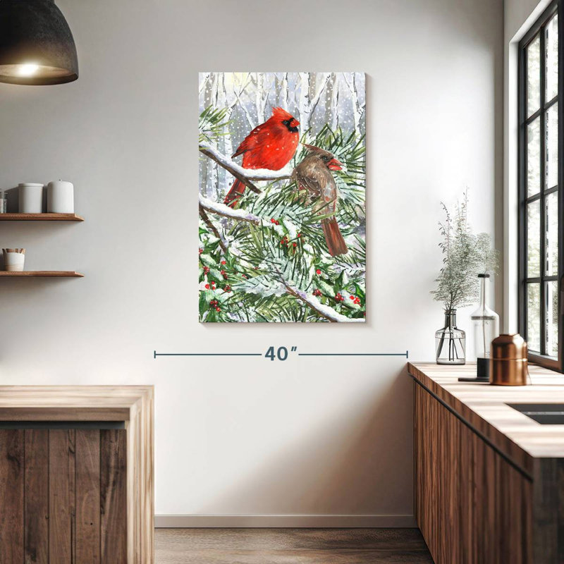 Brampt Holiday Cardinals, 39" H x 26" W
