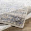 Tapis gris/bleu traditionnel Ozbourn-1209021119