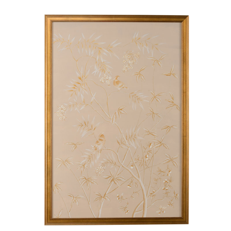 Gold Buckhead Panel Print