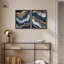 «Acrylique Flow Duo», ensemble de reproductions d'art encadrées par Art Remedy, cadre argenté, 16 x 20-1980649826-1980650131