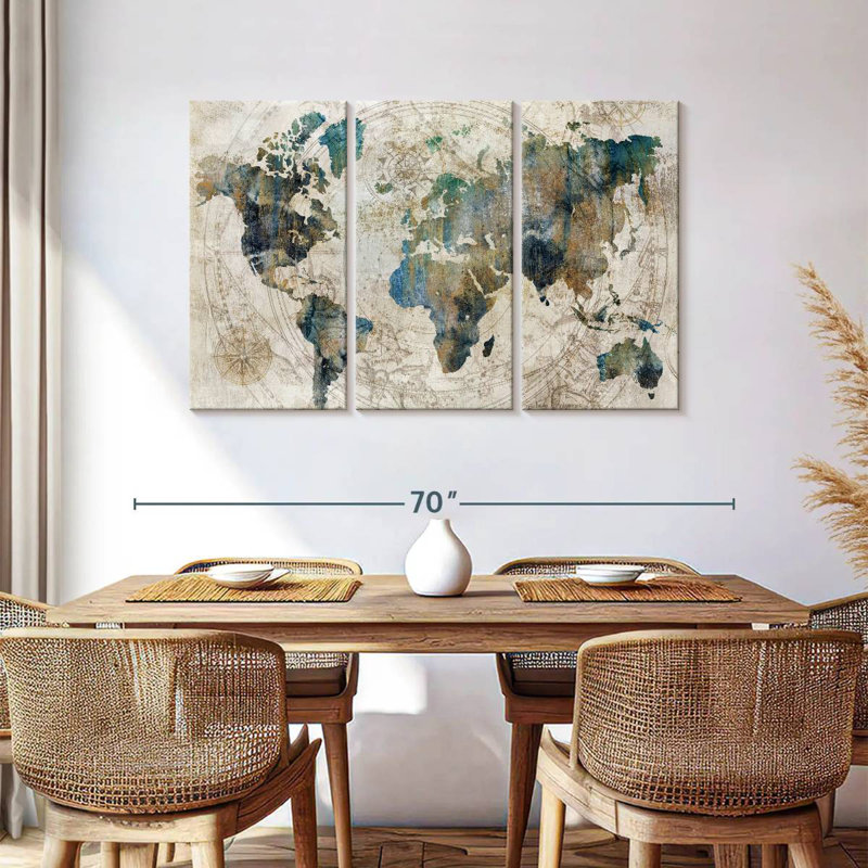 Aliaz Stained Celestial Map, 36" H x 57" W