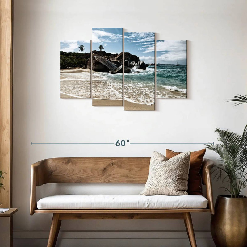 Gillard The Baths Of Virgin Gorda, 27" H x 43" W