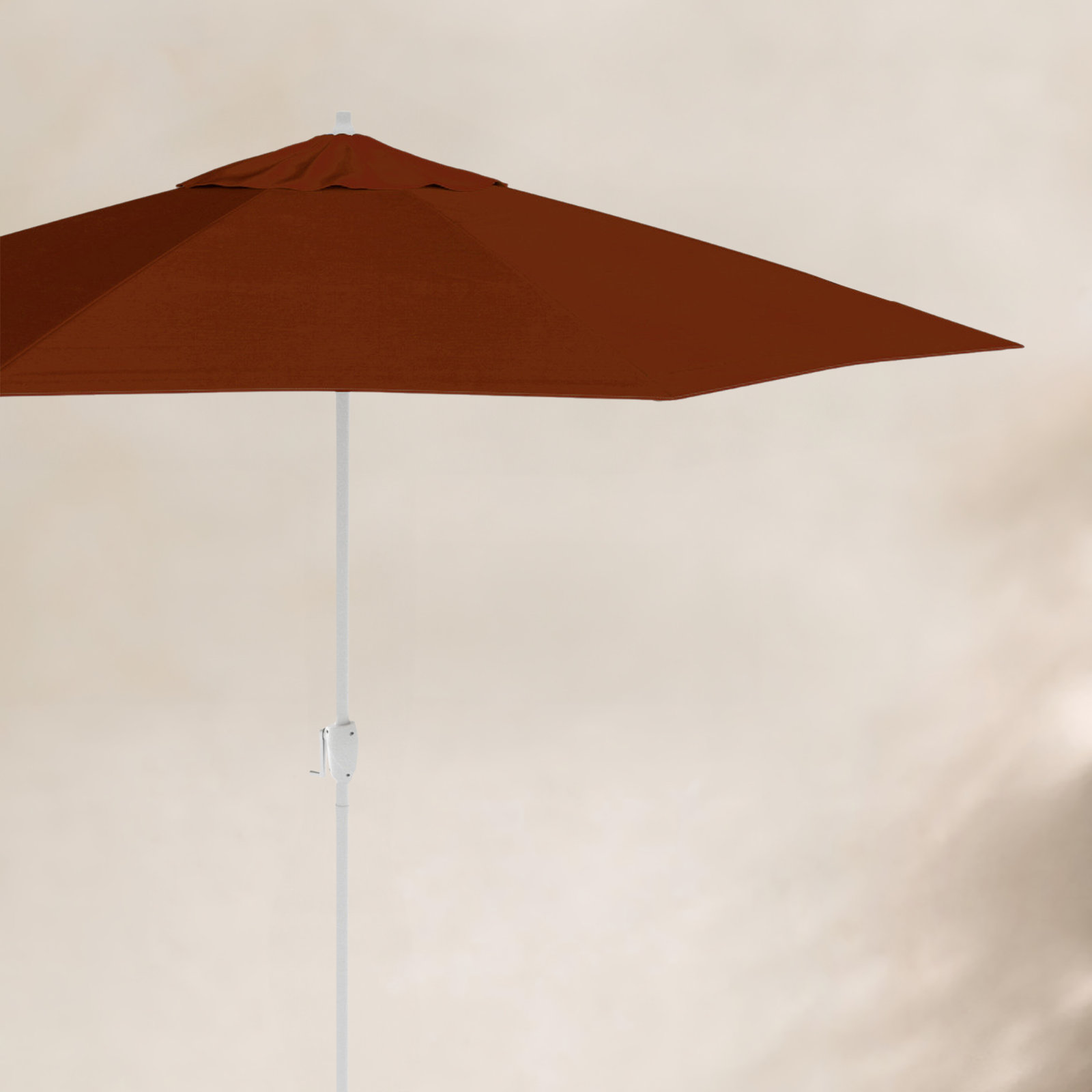 Kenne Sunbrella® Outdoor Umbrella, Canvas Terracotta Sunbrella® Canvas, 108" W x 108" D