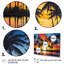 «Colorful Bold Palm Trees Landscape III», reproduction sur toile-989803232-989803038