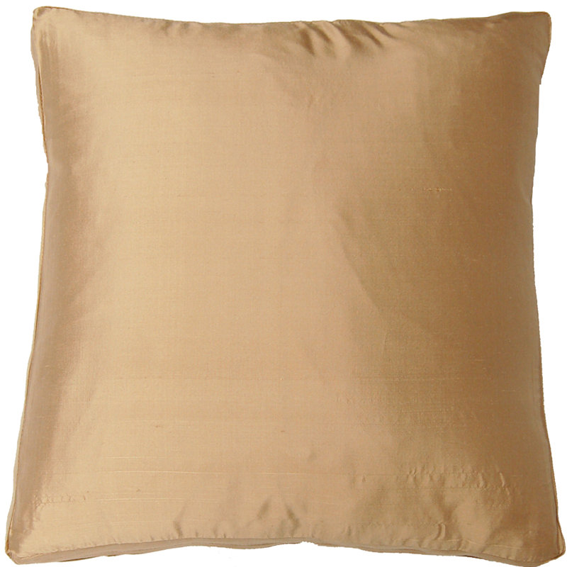 Housse de coussin Silk Dupioni, Cappuccino