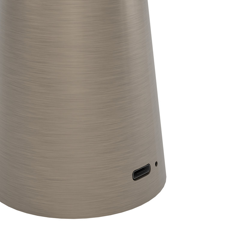 Riner Stainless Steel USB Novelty Lamp, Grey