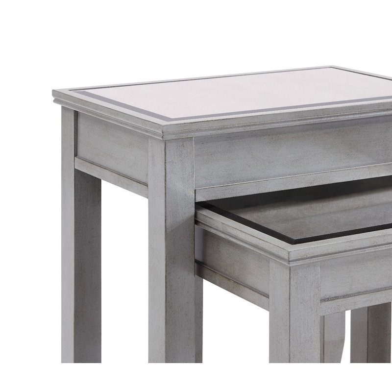 Malcolm Glass Top Nesting Tables