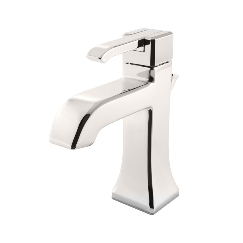 Robinet de salle de bain avec drain Park Avenue, Nickel poli