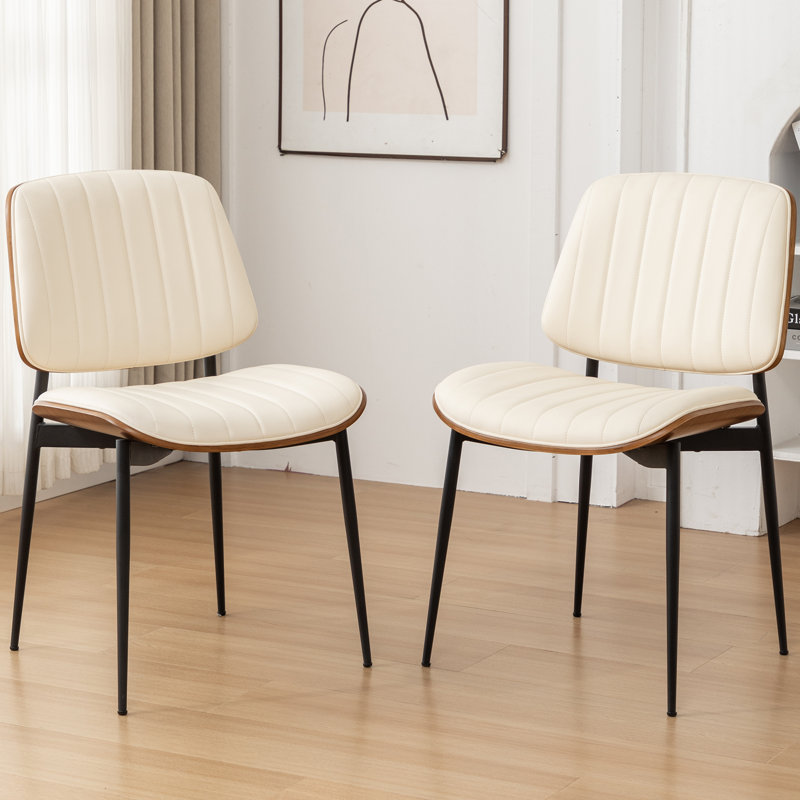 Orise Modern Upholstered Dining Chair, Beige