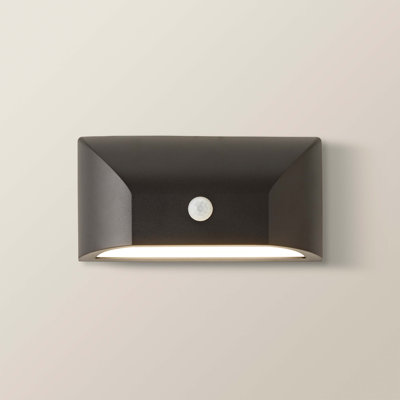Matte Black 11.3cm H Integrated LED Outdoor Sconce