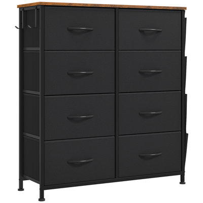 86Cm W Chest Of Drawers 8-Drawer  Bedroom Drawers