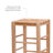 Halvorson Solid Beechwood Counter and Bar Stool With Rattan Seat-1402444346-1402444293
