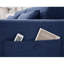 Canapé-lit convertible 6 en 1 de 58,3 po de largeur Dharius, canapés-lits avec causeuse de 58,3 po avec canapé-lit, dossier amovible, poches de rangement et 2 coussins, futon moderne en lin pliable pour les invités qui passent la nuit-386681680