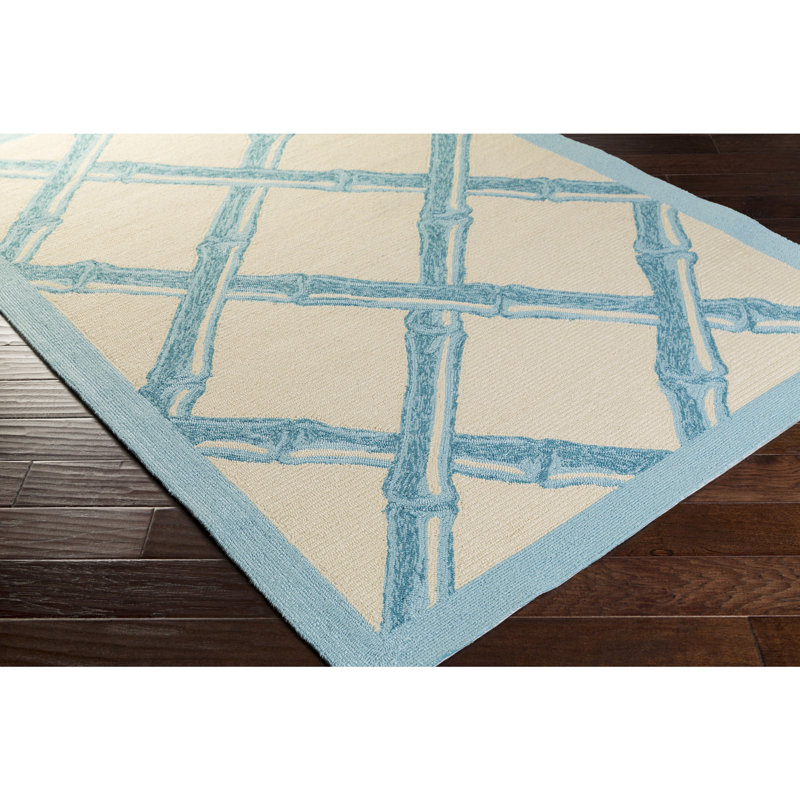 Colmars Geometric Indoor / Outdoor Rug, Rectangle 9' x 12'
