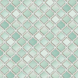 Hudson Tangier 2" x 2" Porcelain Arabesque Mosaic Wall & Floor Tile