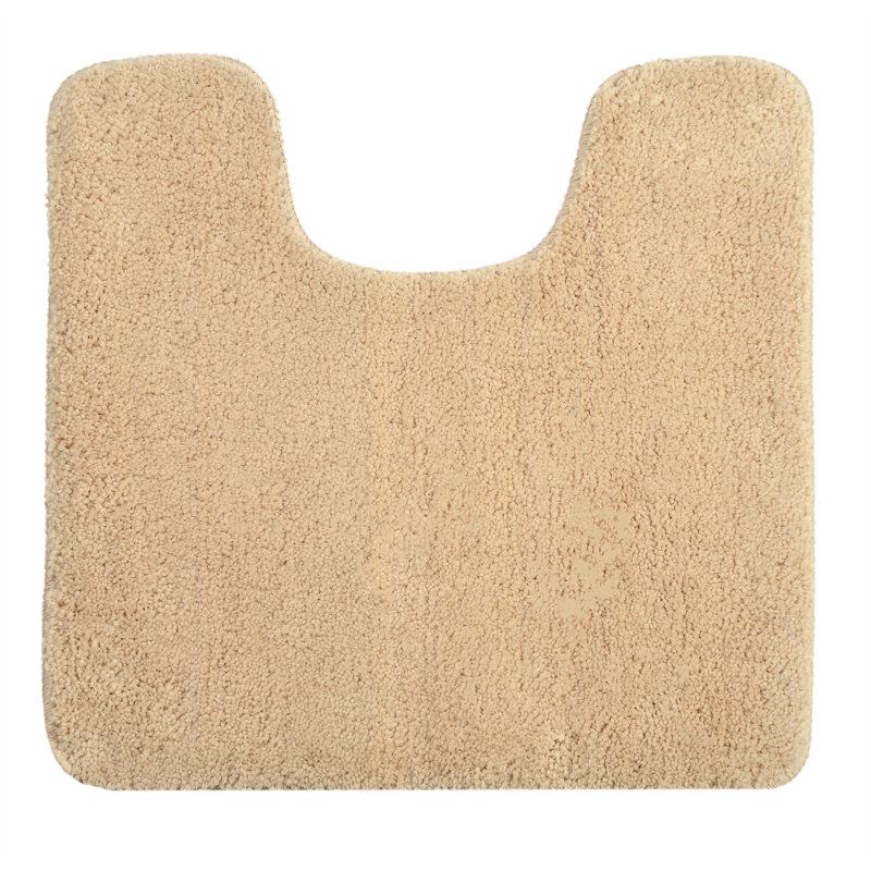 Joyce Microfibre U-Shape Pedestal Mat, Beige
