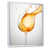 White Floater Framed