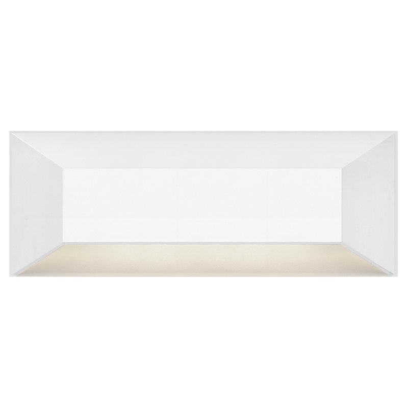 Hinkley Nuvi Rectangular Deck Sconce, White