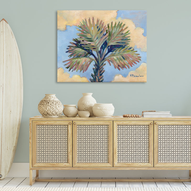  «Summer Californiaian Palm» par Paul Brent, H 36 po x l 48 po