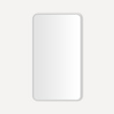 Recessed or Surface Mount Framed Medicine Cabinet with 4 Adjustable Shelves